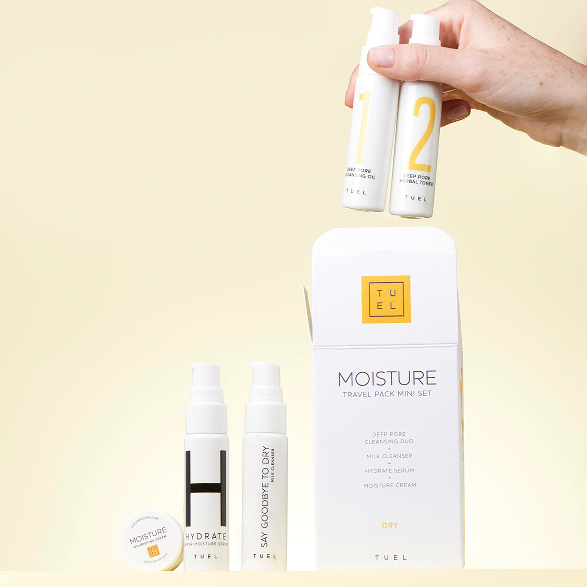 Moisture Travel Pack Mini Set